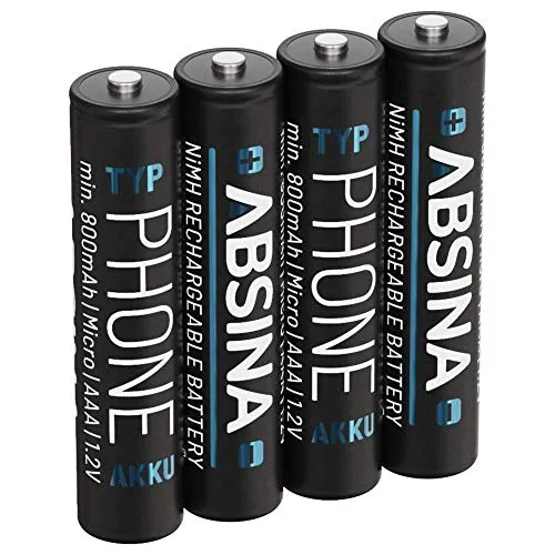 ABSINA 4X AAA Akku für Gigaset Telefon von ABSINA
