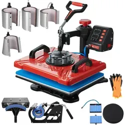 VEVOR 10 in 1 Transferpresse 38 x 30 cm von Vevor