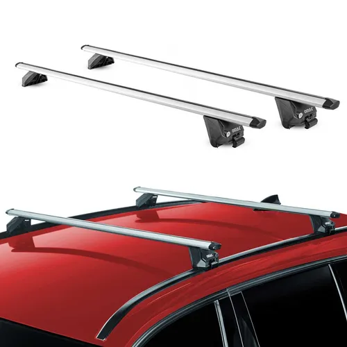 Dachträger für Volvo V40 Cross Country 2013-2019 – 100kg Alu Silber 2tlg