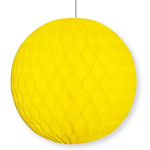 Everflag Maxi Wabenball Gelb 50 cm, schwer entflammbar