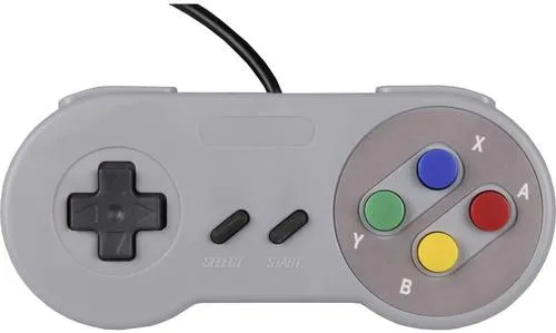 Joy-it Gamepad SNES Design Gamepad Raspberry Pi, Universal Grau