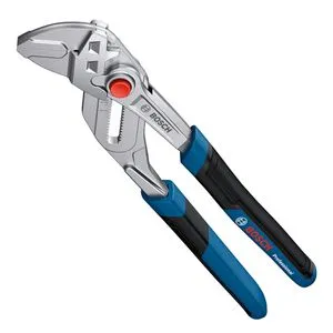 Bosch Professional Zangenschlüssel 48mm - Handwerkzeug: Robuster Zangenschlüssel aus langlebigem Chrom-Vanadium-Stahl mit bequemen Softgrip, ideal für empfindliche Oberflächen und Muttern bis 48 mm, bietet hohe Flexibilität und angenehme Handhabung.