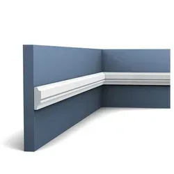 Orac Decor Zierleiste PX116 Profilleiste Zierleiste Wand-Dekor-Fries-Leiste 2 m, kleben, Duropolymer®, 1-St., Wandleiste Stuckleiste Profilleiste 2 Meter weiß 200 cm