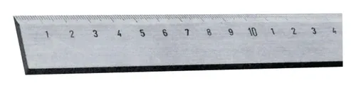 Horex Stahllineal 1000 x 40 x 5 mm - Präzisionsmaßstab aus robustem Stahl, ideal für exakte Messungen in Werkstatt und Hobby.