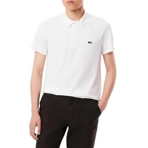 Lacoste Herren Poloshirt Regular Fit 4 - Das Lacoste Poloshirt kombiniert elegantes Design mit hervorragendem Tragekomfort. Hergestellt aus feiner Baumwolle, sorgt es für optimale Bewegungsfreiheit und einen sportlich-eleganten Auftritt.
