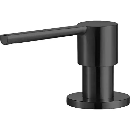 Solido CA203 Seifenspender, Spülmittelspender, 400ml, Edelstahl schwarz