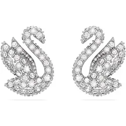Swarovski Swan Ohrstecker in silber von Swarovski