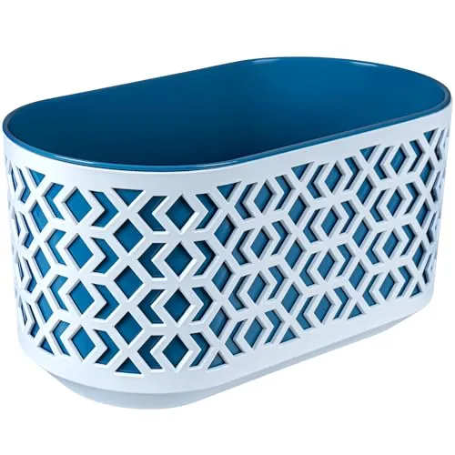 KONZEPT Blumenkasten Balkon 40 cm, oval Balkonkasten für die Fensterbank, Pflanzkasten für außen und innen