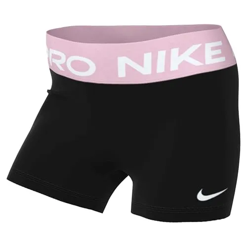 Nike Damen Pro Dri-Fit 365 Mid-Rise 3-Inch Shorts – Schwarz von Nike