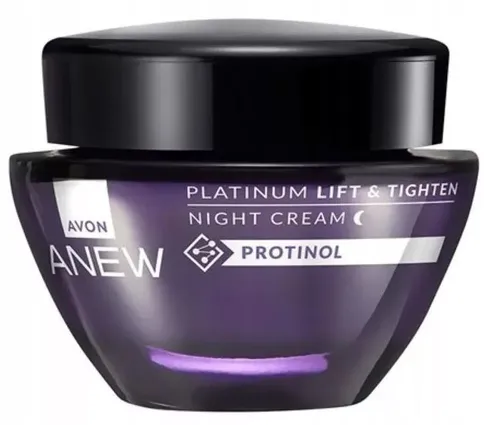 Anew Platinum Nacht Lifting Creme mit Protinol™ 50 ml - Hochwertige Nachtpflege für Damen mit innovativer Formel, die die Haut über Nacht intensiv pflegt und erfrischt. Ideal für ein strahlendes Hautbild am Morgen.
