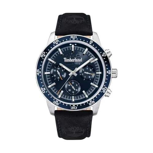 Timberland Multifunktionsuhr PARKMAN TDWGF0029003 - Chronograph mit Quarzwerk, wasserdicht bis 5 bar und Big Date-Funktion - ideal für stilbewusste Herren.