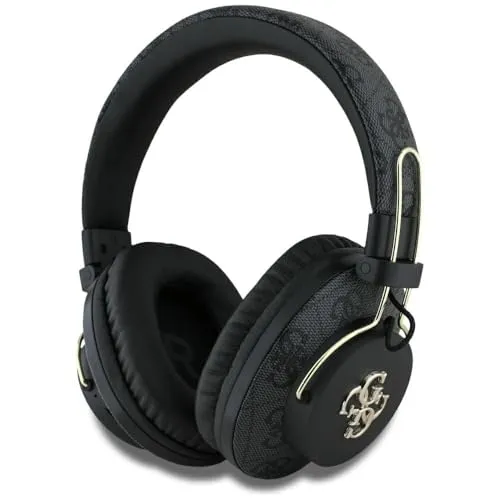 Guess Metal 4G Logo ENC Bluetooth In-Ear-Kopfhörer (schwarz) - Stylische kabellose In-Ear-Kopfhörer mit ENC-Technologie zur Geräuschunterdrückung und bis zu 30 Stunden Akkulaufzeit. Ideal für Musikliebhaber und aktive Nutzer!