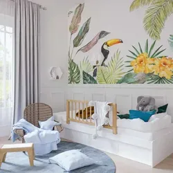 Nidalys Bettgitter für Kinder, 90 cm, Naturholz - Kindersicherungen: Anti-Sturz-Barriere für sicheres Schlafen – Breite 90 cm x Höhe 40 cm, einfach zu installieren und passend für jedes Schlafzimmer.