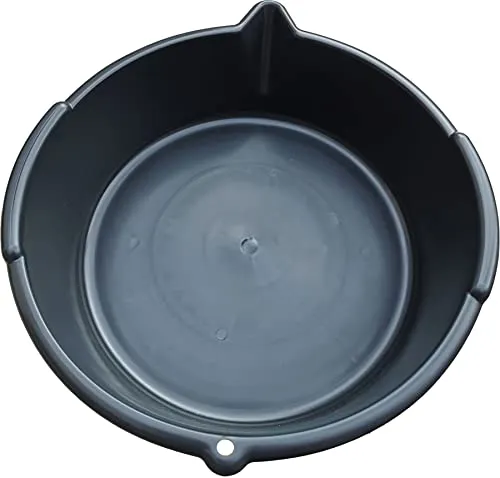 Schattec 8L Ölauffangwanne Ölablasswanne Öl Auffangwanne runde Kunststoffwanne