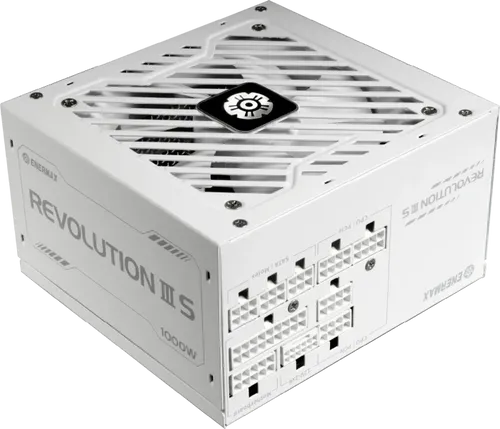 Enermax Revolution3 80+ Platinum 3.1 WHITE 1000W Netzteil - Hochwertiges 1000W Netzteil mit 80+ Platinum Zertifizierung für höchste Effizienz und Zuverlässigkeit. Ideal für leistungsstarke Systeme.