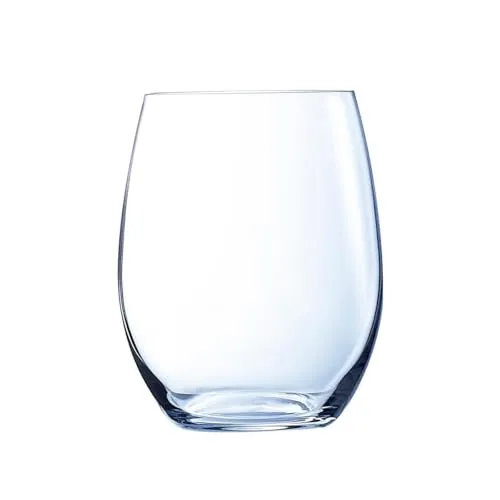 Chef & Sommelier Primary Krysta Eco Gläser, 6 Stück, 44 cl, kühlschrankgeeignet, nicht mikrowellengeeignet, 100% gesundes Material
