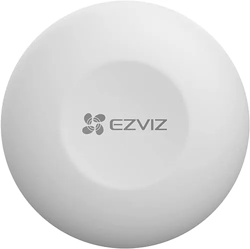 EZVIZ Smart Button, Notfall-Knopf für Hilfe, zur EIN-/Ausschaltung der Sensoren, klein und einfache Installation, 1 Jahr Batterielebensdauer, funktioniert mit Home Gateway A3 (T3C)