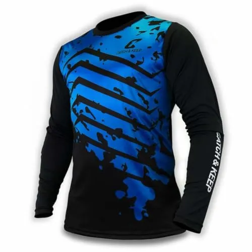 CATCH & KEEP Protection Torwarttrikot - Fußball-Torwarttrikots für Herren mit doppelter Ellenbogen-Polsterung für optimalen Schutz und atmungsaktivem Material für ein angenehmes Tragegefühl.