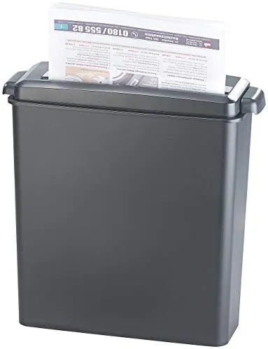 General Office Aktenschredder 6 Blatt A4 - Aktenvernichter für bis zu 6 Blatt DIN A4, auch für Kreditkarten geeignet. Mit 8 Liter Auffangbehälter und Sicherheits-Abschaltung nach 2 Minuten für sicheres Arbeiten im Homeoffice.