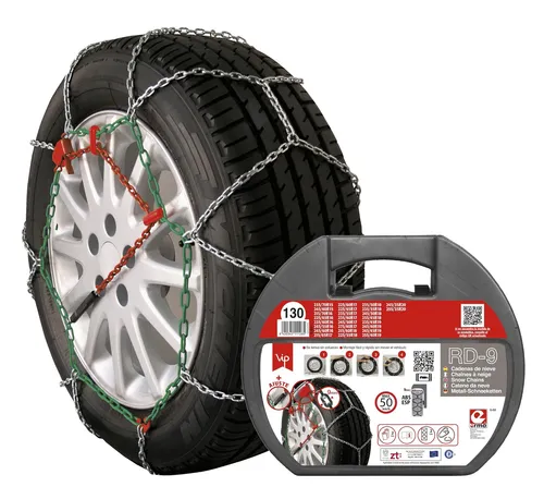 RD9 Schneeketten aus Metall, Größe Nr. 130, Set mit 2 Stück
