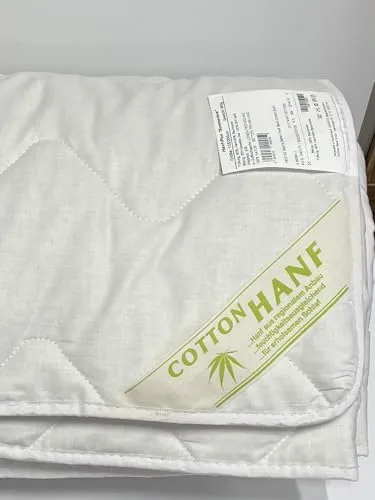 Betten Traumland Sommerbettdecke Summerlove Hanf-Plus - Leichte, waschbare Sommerdecke (135x200 cm) aus 60% Hanf und 40% Baumwolle für optimales Schlafklima. Ideal für schwitzende Personen, nachhaltig und hautfreundlich.