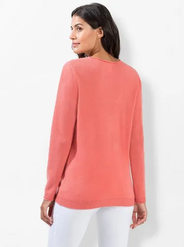 Kaschmirpullover ALESSA W. - Luxuriöser Damenpullover aus 100% Kaschmir - Pullover aus 100% Kaschmir, figurumspielend und meliert. Gönnen Sie sich den Luxus eines kuschelweichen Tragegefühls zu einem tollen Preis!