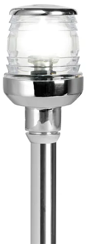 Klappbarer VA-Stahl-Schaft Licht Edelstahl 60 cm in silber von Osculati