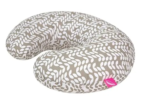 Motherhood Stillkissen Basic - Ergonomisch geformtes Stillkissen aus 100% Baumwolle, mit abnehmbarem Bezug. Ideal für Zuhause und unterwegs, unterstützt eine bequeme Stillposition.