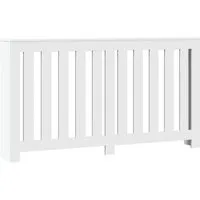 vidaXL Heizkörperverkleidung - Modernes Latten-Design - Elektroheizkörper mit langlebigem Holzwerkstoff und modernem Look. Ideal zur dekorativen Verkleidung von Heizkörpern und als praktische Ablage für Dekoartikel.