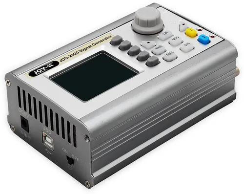 JOY-IT Signalgenerator und Frequenzzähler JDS2915 - Elektrische Messgeräte mit 2-Kanal Signalgenerator und integriertem Frequenzzähler, mobil nutzbar dank Powerbank-Kompatibilität und optimaler Bedienung durch 2,4