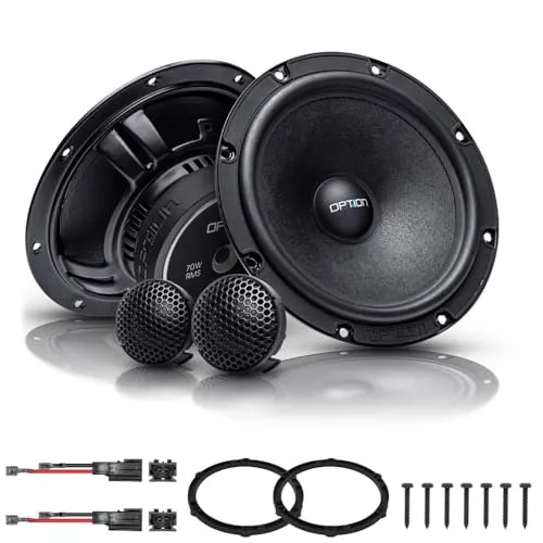 Option Lautsprecher kompatibel mit Opel Corsa F - Plug & Play Lautsprechersystem, 70 Watt RMS, 3 Ohm, 90dB