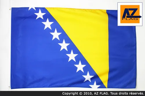 FLAGGE BOSNIEN UND HERZEGOWINA 150x90cm - BOSNISCHE FAHNE 90 x 150 cm - flaggen