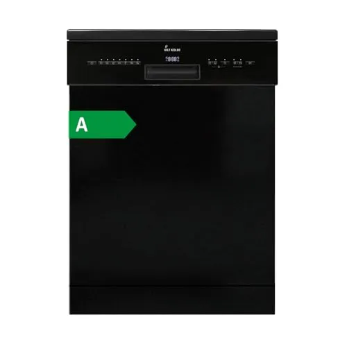 KKT KOLBE 60 cm Geschirrspüler Schwarz Silber - Freistehend & Unterbaufähig - Der KKT KOLBE Geschirrspüler vereint modernes Design mit Funktionalität. Mit Platz für 14 Maßgedecke und 7 Spülprogrammen ist er ideal für Familien. Die Besteckschublade und Innenbeleuchtung sorgen für Komfort beim Beladen.