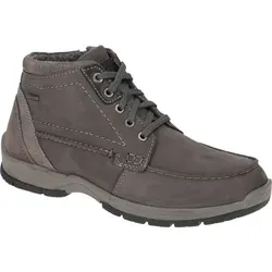 Josef Seibel Lenny 50 Schnürstiefel Grau - Wanderschuhe mit wasserdichtem Nubukleder und TopDryTex-Technologie für Atmungsaktivität. Bequemer Einstieg durch Reißverschluss und herausnehmbares Fußbett, ideal für stilbewusste Herren.