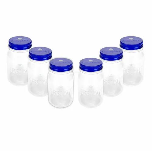 Absolut Vodka Gläserset - 6x Longdrink Lynchburg Glas Gläser aus Kunststoff mit