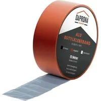 DAPRONA Butylband 10m x 50mm - Ziegelrot - Butyl-Klebeband für dauerhafte Abdichtung, wasserfest und hitzebeständig, ideal für Fenster, Dachrinne und mehr, einfach anzubringen und vielseitig einsetzbar.