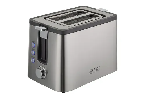 TZS FIRST AUSTRIA 2-Scheiben-Toaster - Hochwertiger Toaster aus Edelstahl mit 800W, 6 Bräunungsstufen und Brötchenwärmer. Ideal für ein perfektes Frühstück in jeder Küche!