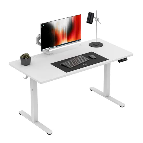 Mark Adler Leader 7.3 Elektrischer Schreibtisch Weiß, Höhenverstellbar 72–118 cm