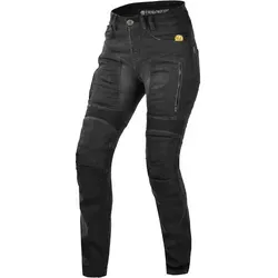 Trilobite Parado Doublelayer Slim Damen Motorrad Jeans, Schwarz, Größe 34 - Moderne Motorradhose mit TRI-STRETCHER PRO 5.0 DENIM für optimale Bewegungsfreiheit und Belüftung. Ideal für stilbewusste Bikerinnen, die Komfort und Sicherheit schätzen.