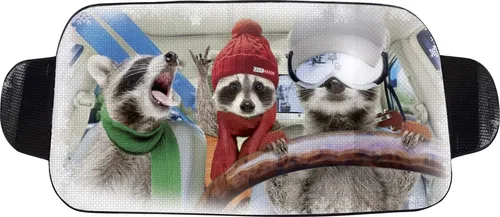 OKCars Frontscheibenabdeckung für den Winter Waschbär von OKCars