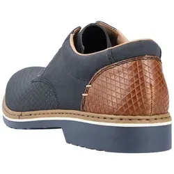 Rieker Herren Halbschuhe 16504 - Herren-Schnürhalbschuhe mit bequemem Blockabsatz, ideal für den Alltag und mit normaler Schuhweite für optimalen Tragekomfort.
