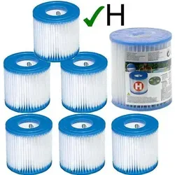 Lot von 6 Filterpatronen