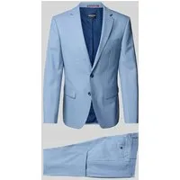 HECHTER PARIS Slim Fit Anzug in Hellblau, Größe 27 in blau von Hechter Paris