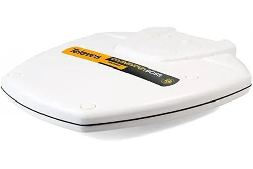TELEVES OMNINOVA 144422 TV-Antenne für Wohnwagen/Camping - DVB-T/T2-Antenne mit hohem Dynamikbereich für stabilen TV-Empfang, ideal für Wohnmobile und Camping. Perfekt bei schwachen Signalen und hohen Empfangsniveaus.