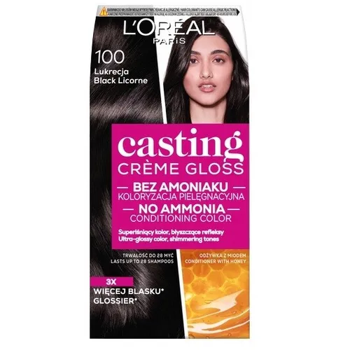 L’Oréal Paris Casting Creme Gloss Haarfarbe 100 Black Licorne
