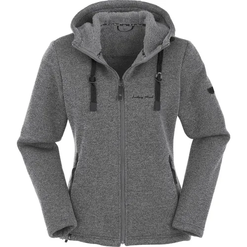 MAUL Sport Chieming - Strickfeecejacke+kap silver grey (18) 36