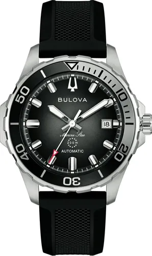 Bulova Marine Star 98B465 Herren Automatikuhr - Elegante Herren Automatikuhr mit Edelstahlgehäuse und Saphirglas. Wasserdicht bis 20 bar, ideal für jeden Anlass und zuverlässiger Begleiter.
