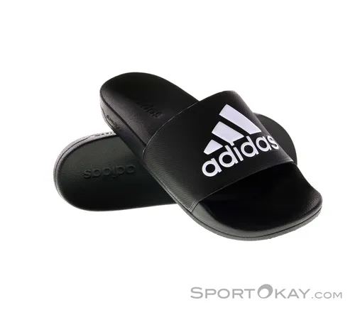 adidas Adilette Shower Sandalen Weiß - Gr. 5 - Badeschuhe mit bequemem, schnelltrocknendem Obermaterial und rutschfester Sohle, perfekt für den Einsatz am Pool oder im Spa.