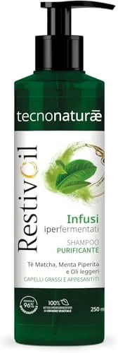 RestivOil Tecnonaturae Reinigendes Shampoo, normales bis fettiges Haar, 250 ml