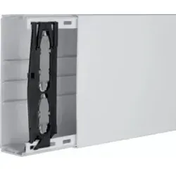 Hager LF6019007035 Leitungsführungskanal aus PVC, 60x190 mm, lichtgrau - Leitungsführungskanal aus PVC, 2m lang, ideal für eine saubere und sichere Elektroinstallation. Entspricht DIN EN 50085-1 und sorgt für ordentliche Leitungsverlegung.
